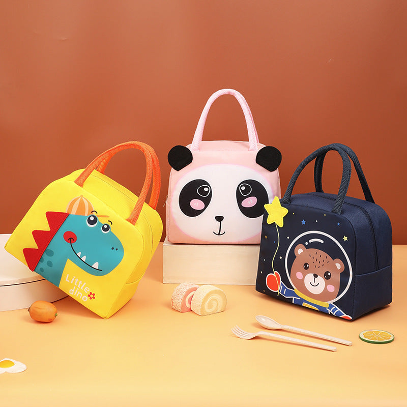 3D Cartoon Lunch Box with Insulated Tote Bag