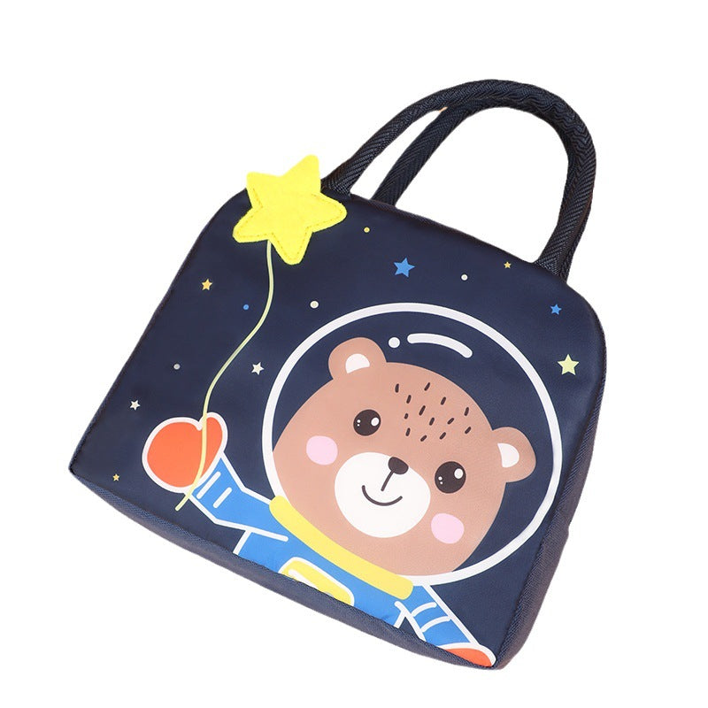 3D Cartoon Lunch Box with Insulated Tote Bag