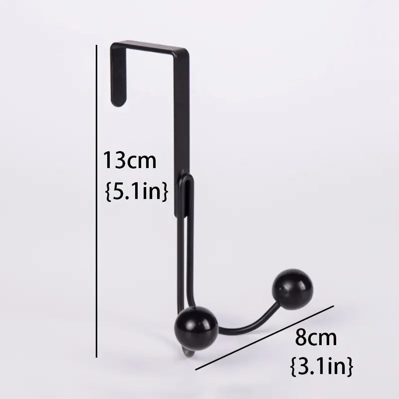 1pc Metal Craft Coat Hook - Nail-Free Simple Door Hook