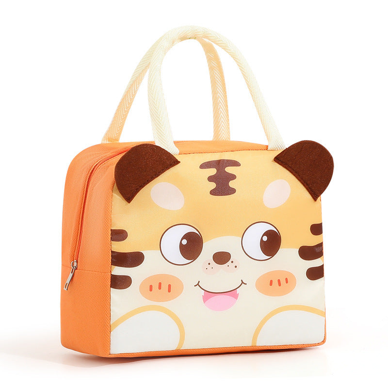 3D Cartoon Lunch Box with Insulated Tote Bag