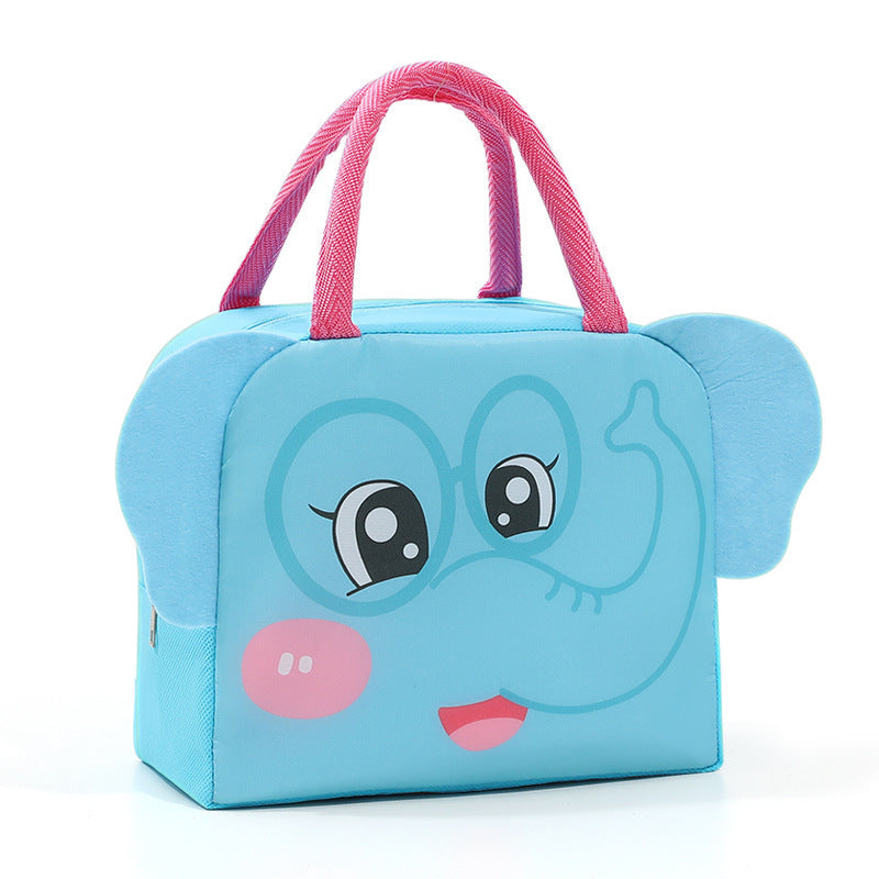3D Cartoon Lunch Box with Insulated Tote Bag