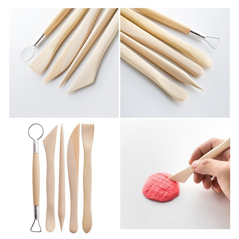 40-Piece Clay Sculpture and Ceramic Tool Set