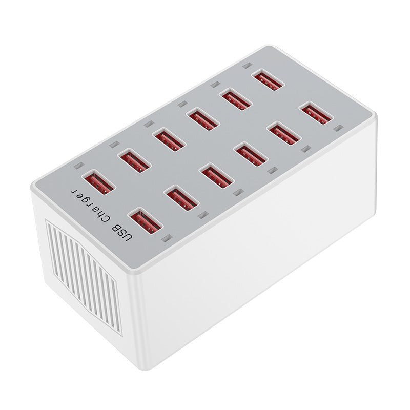 12-Port USB Charger for Home, Office, and Students
