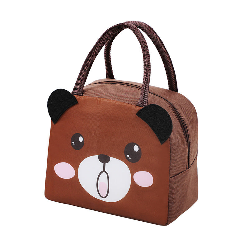 3D Cartoon Lunch Box with Insulated Tote Bag