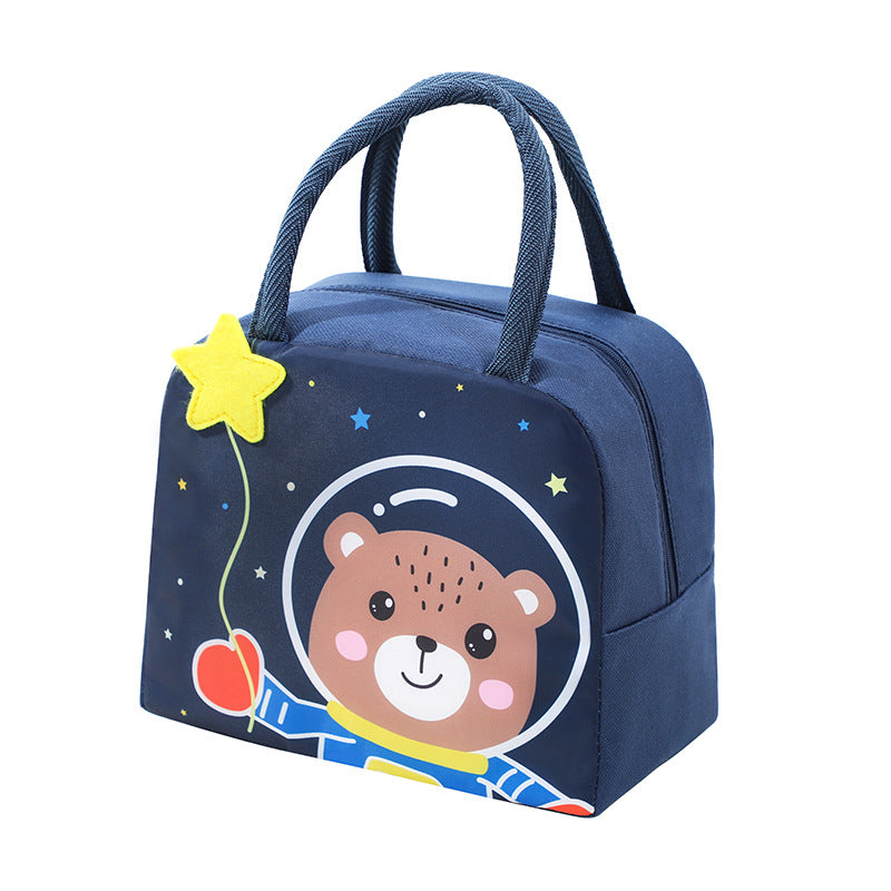 3D Cartoon Lunch Box with Insulated Tote Bag