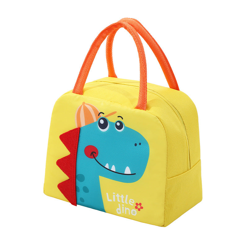 3D Cartoon Lunch Box with Insulated Tote Bag
