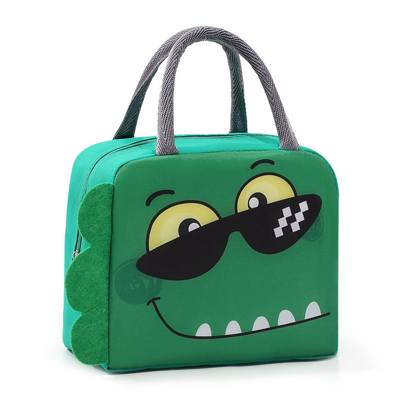 3D Cartoon Lunch Box with Insulated Tote Bag