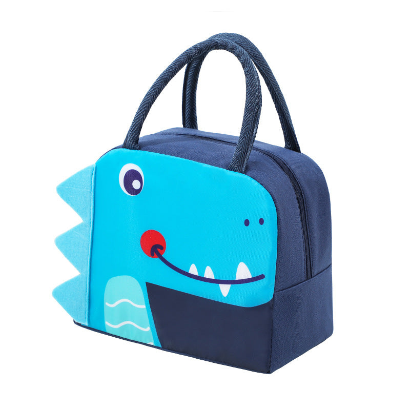 3D Cartoon Lunch Box with Insulated Tote Bag