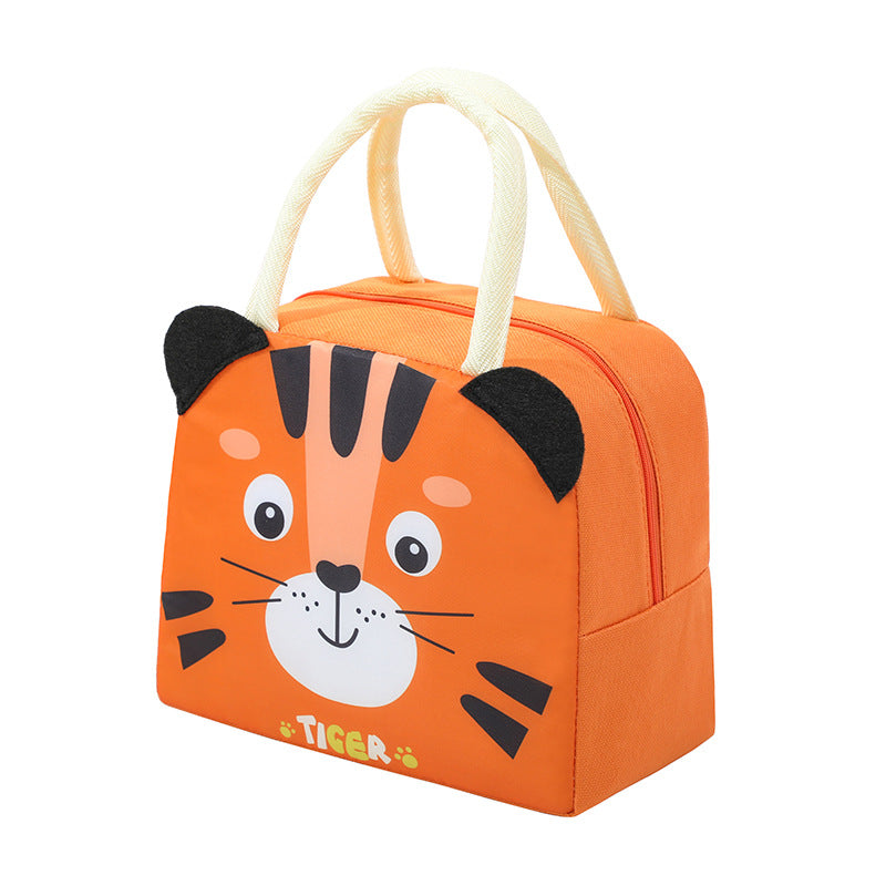 3D Cartoon Lunch Box with Insulated Tote Bag