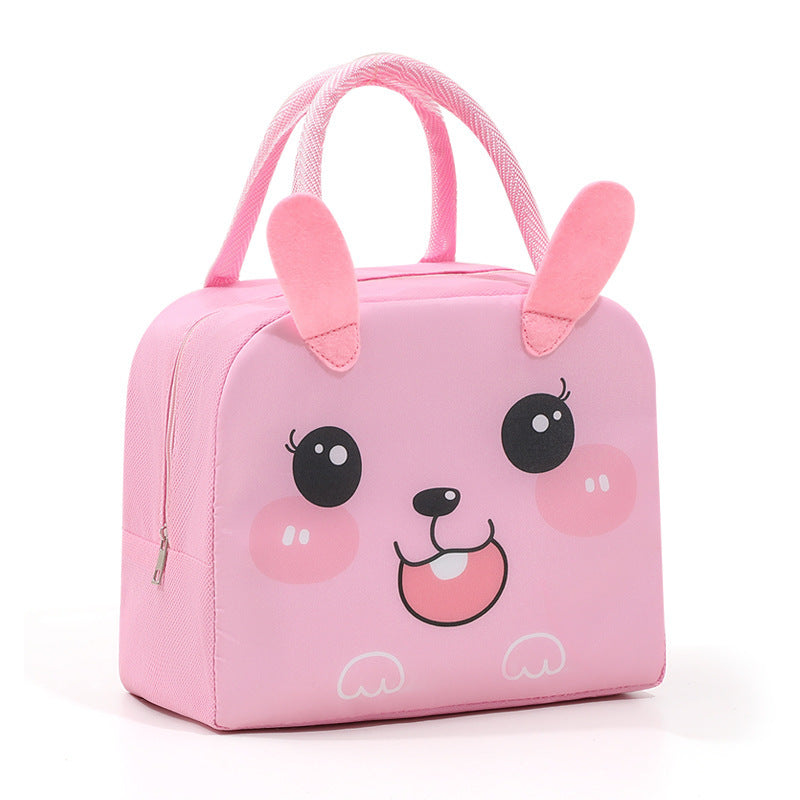 3D Cartoon Lunch Box with Insulated Tote Bag