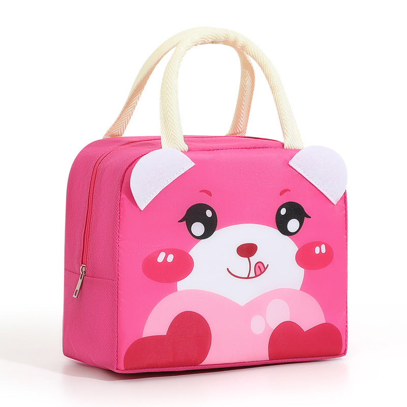 3D Cartoon Lunch Box with Insulated Tote Bag