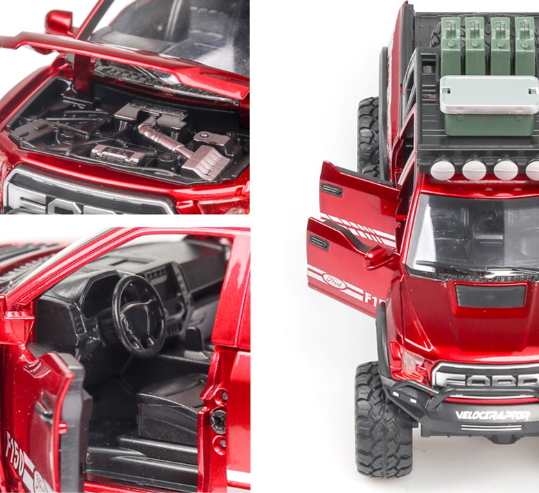 1:32 Raptor F150 Alloy Model with Sound and Light