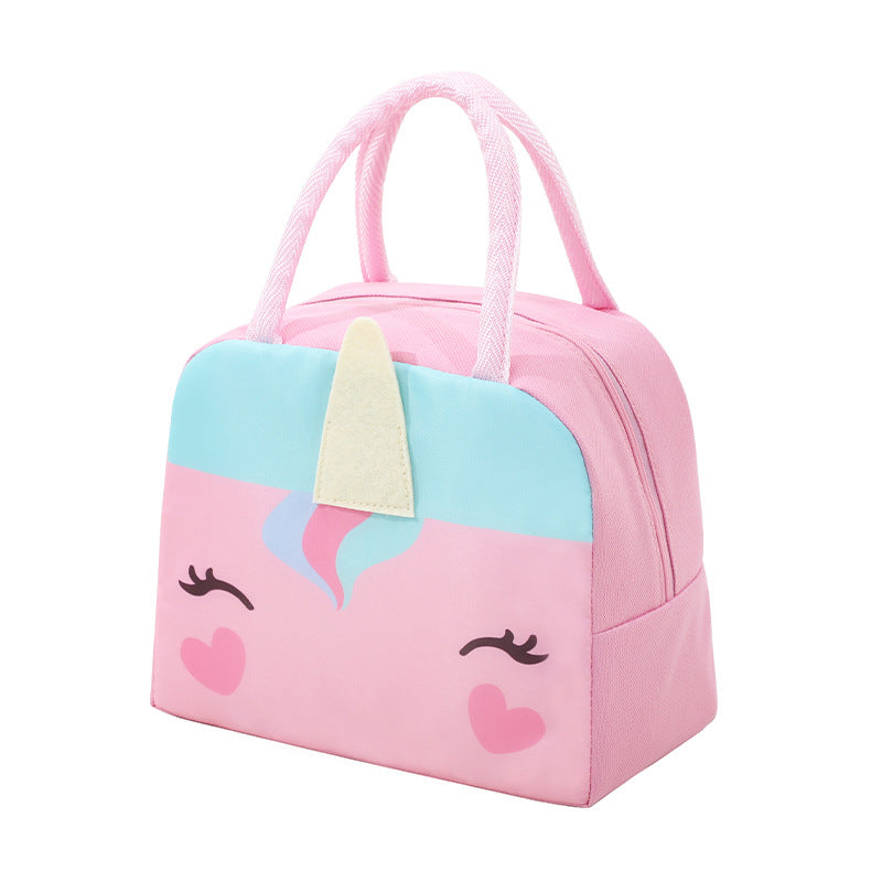 3D Cartoon Lunch Box with Insulated Tote Bag