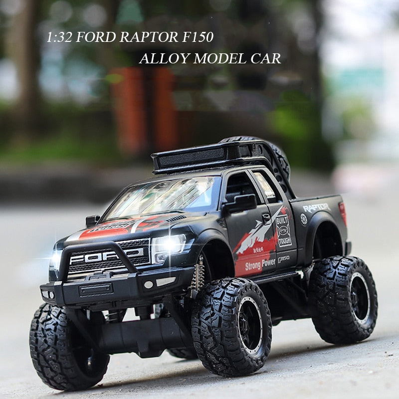 1:32 Ford Raptor F150 Alloy Toy Off-Road Vehicle